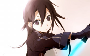 Картинка аниме sword+art+online фон девушка взгляд