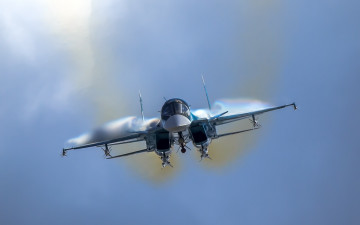 Картинка su-34 авиация боевые+самолёты бомбардировщик