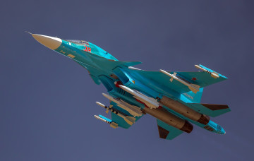 Картинка su-34 авиация боевые+самолёты бомбардировщик