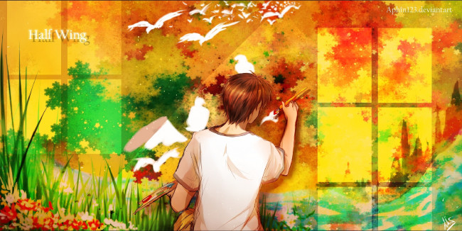 Обои картинки фото аниме, hetalia,  axis powers, рисуер