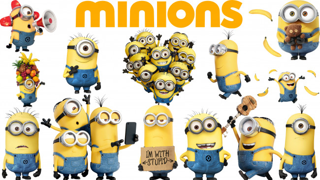 Обои картинки фото minions, мультфильмы, персонажи