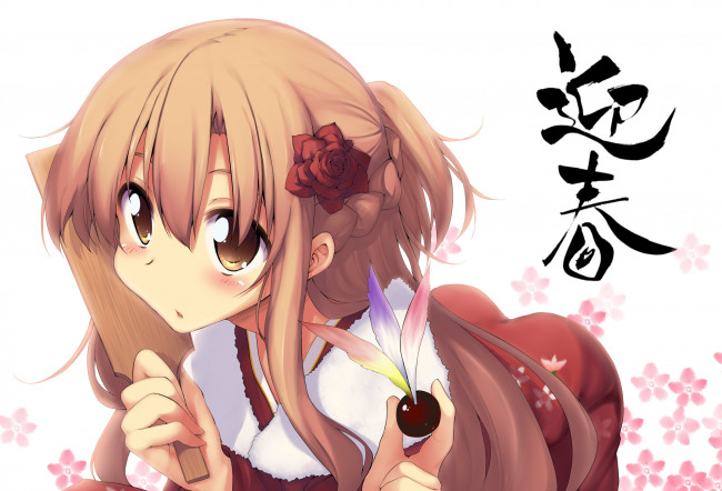 Обои картинки фото аниме, sword art online, девушка, взгляд, фон