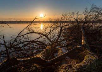 Картинка природа восходы закаты простор