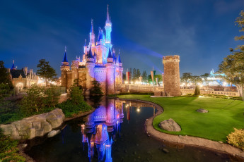 Картинка города диснейленд королевство магия волшебство