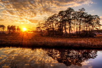 Картинка природа восходы закаты простор