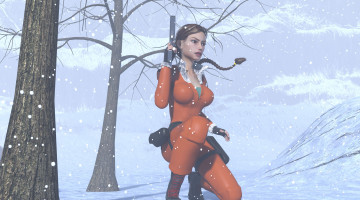 Картинка 3д+графика фантазия+ fantasy фон взгляд девушка