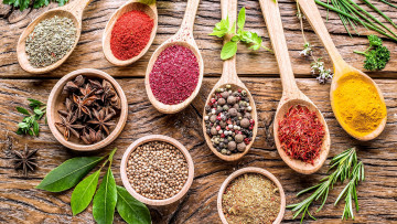 Картинка еда крупы +зерно +специи +семечки анис розмарин карри перец