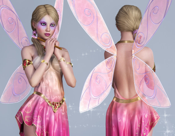 Обои картинки фото 3д графика, эльфы , elves, фон, девушка, взгляд