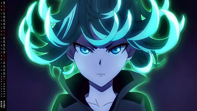 Обои картинки фото календари, аниме, взгляд, девушка