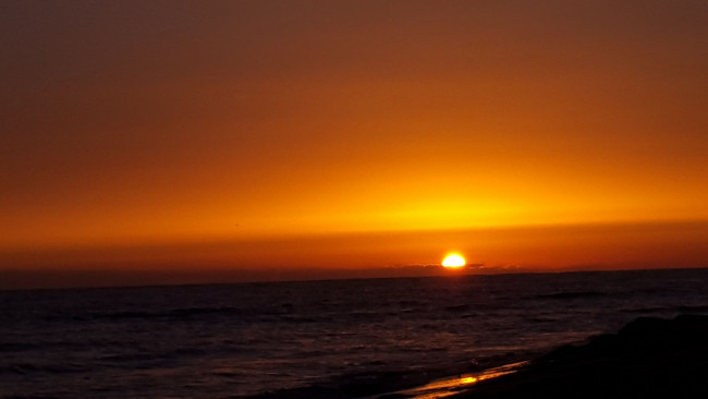 Обои картинки фото природа, восходы, закаты, море, закат