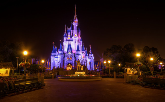 Обои картинки фото города, диснейленд, магия, волшебство, королевство