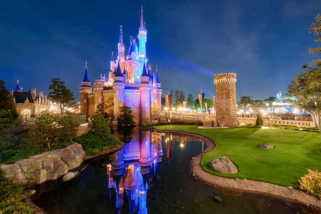 Обои картинки фото города, диснейленд, королевство, магия, волшебство