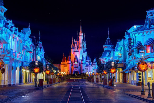 Обои картинки фото города, диснейленд, магия, волшебство, королевство