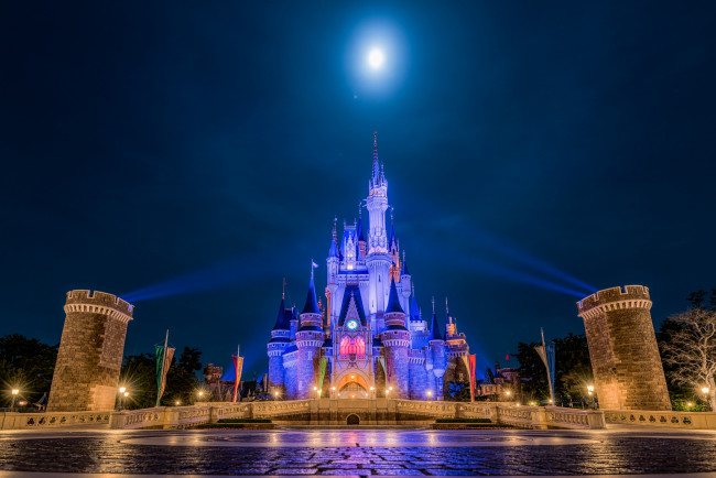 Обои картинки фото города, диснейленд, волшебство, королевство, магия