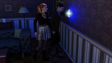 Картинка 3д+графика люди+ people парень фон взгляд девушка