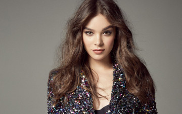 Картинка девушки hailee+steinfeld блестки шатенка лицо актриса
