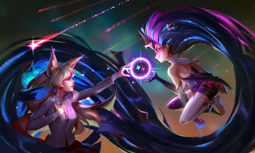 Картинка видео+игры league+of+legends девушки магия