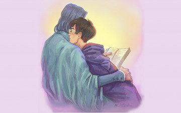 Картинка рисованное кино +мультфильмы северус снейп гарри поттер книга