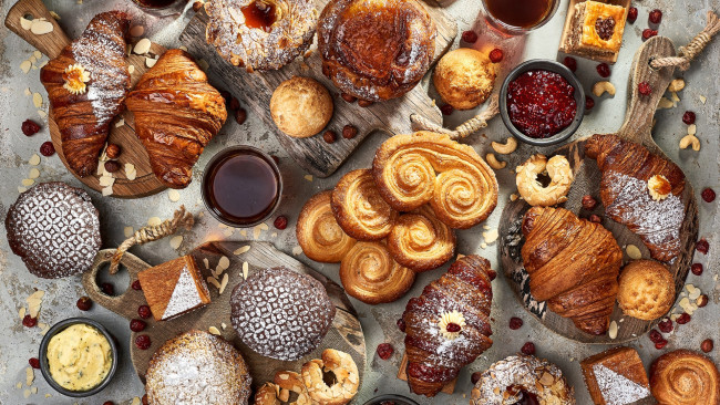 Обои картинки фото еда, хлеб,  выпечка, выпечка