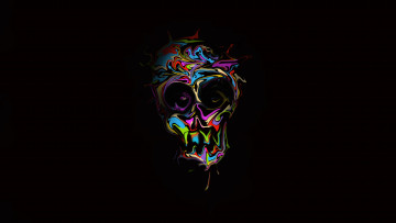 Картинка рисованное минимализм череп