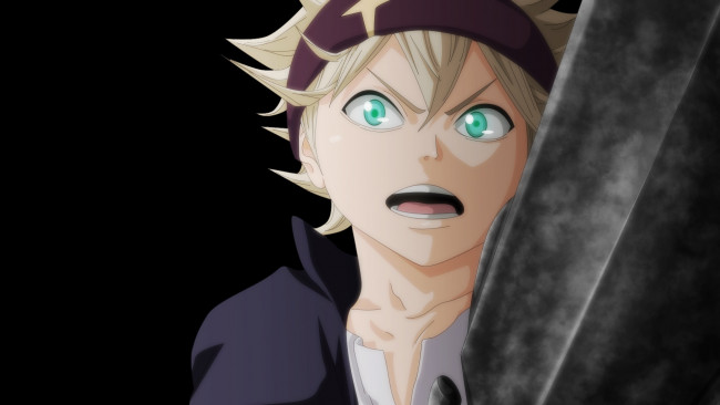 Обои картинки фото аниме, black clover, black, clover