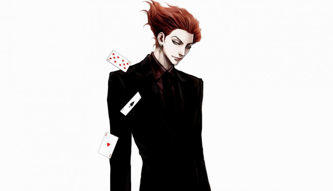 Обои картинки фото хисока, аниме, hunter x hunter, охотник, х