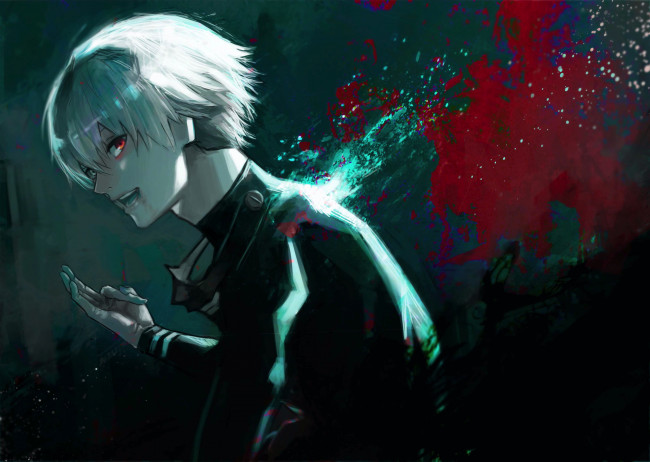 Обои картинки фото аниме, tokyo ghoul, токийский, гуль