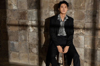 Картинка мужчины peng+guan+ying peng guan ying костюм стул стена