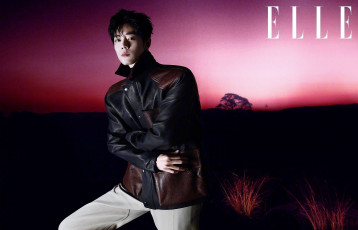 Картинка мужчины xiao+zhan актер куртка закат