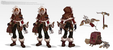 Картинка аниме оружие +техника +технологии парень экипировка