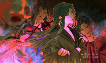 Картинка аниме mo+dao+zu+shi вэй усянь девушки