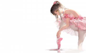Картинка аниме unknown +другое+ девочка балерина