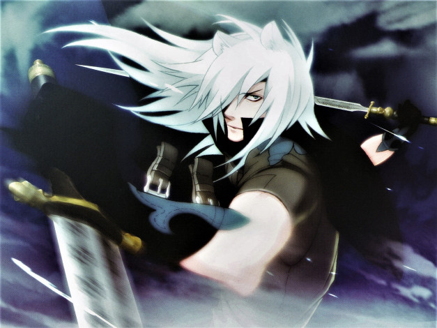 Обои картинки фото аниме, lamento, рай, меч