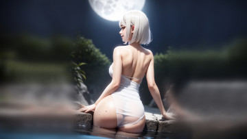 Картинка 3д+графика люди+ people красивая девушка