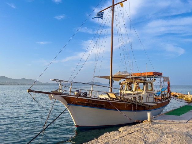 Обои картинки фото корабли, парусники, парусное, туристическое, судно