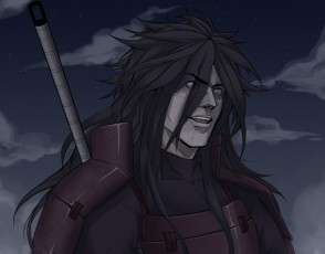 Картинка аниме naruto мадара учиха