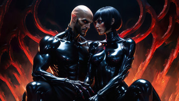 Картинка 3д+графика ужас+ horror нейросети графика нейроарт ai art нейронные сети рисунки нейро искусство нейрографика graphics neuroart neural networks drawings neuro neurography