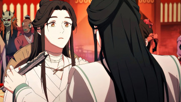 обоя аниме, tian guan ci fu, персонажи