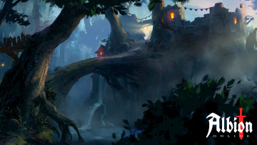 Картинка видео+игры albion+online замок лес мост