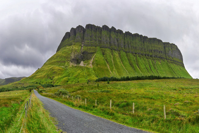 Обои картинки фото ben bulben, county sligo, ireland, природа, дороги, ben, bulben, county, sligo