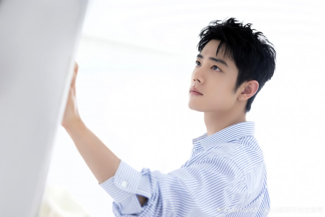 Обои картинки фото мужчины, xiao zhan, актер, рубашка