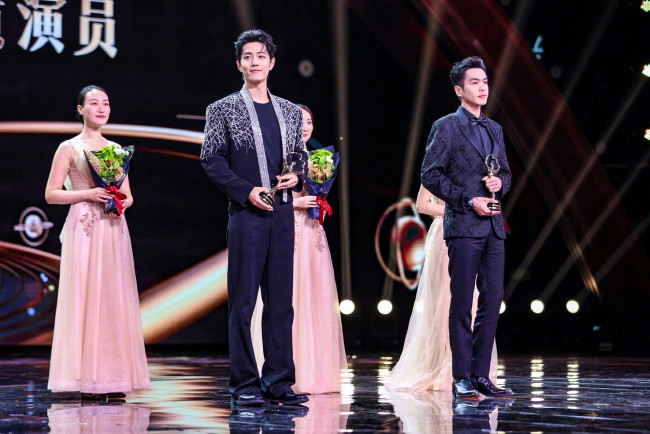 Обои картинки фото разное, знаменитости, сяо, чжань, актеры, сцена