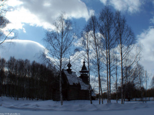 Картинка кострома музей деревянного зодчества зима города православные церкви монастыри