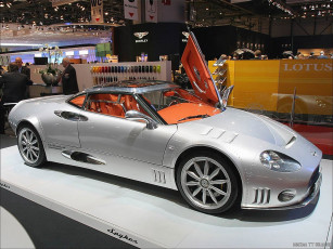 Картинка spyker c12 автомобили выставки уличные фото