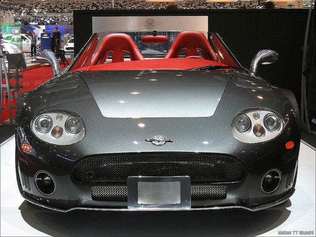 Обои картинки фото spyker, c12, spyder, автомобили, выставки, уличные, фото