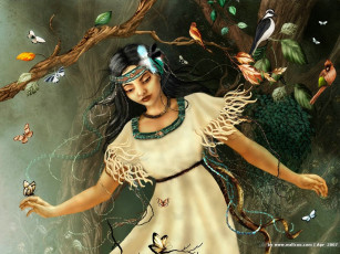 Картинка фэнтези девушки