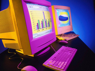 Картинка компьютеры мониторы ноутбуки