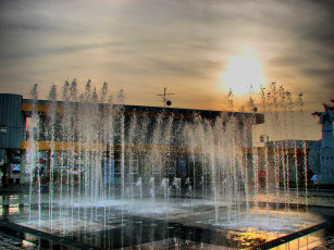 Картинка naejangsan города фонтаны