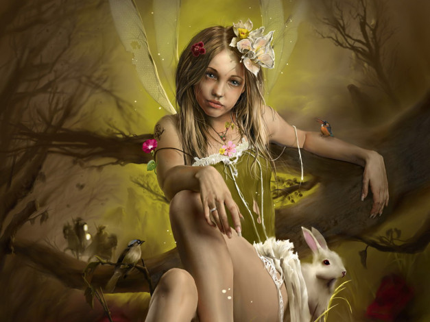 Обои картинки фото фэнтези, феи