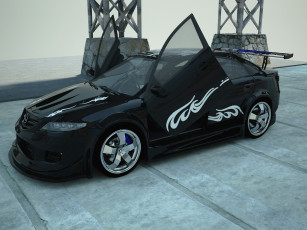 Картинка автомобили 3д